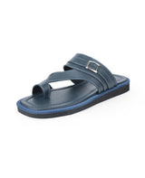 Men's blue chappals 61455
