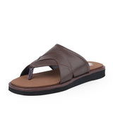 men's brown chappals 62618