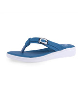 Ladies heel blue chappals 63105