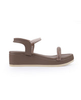 Ladies Heel Brown sandals 66599