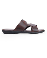 men's black chappals 68571
