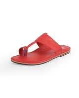 Men's kolhapuri chappals red 68575