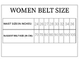 Ladies leather brown belt (Assorted Buckle) 103924