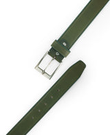 Men Leather Belt (Green) 64912