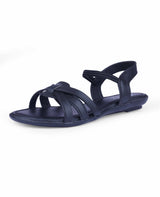 ladies black sandals 17046