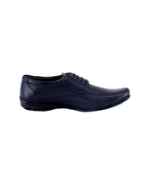 Men's leather black shoes 00826