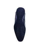 Men's leather black shoes 00826