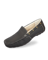 Men's leather loafer Black Shoes 00896