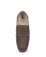 Men's Leather loafer brown Shoes 00899