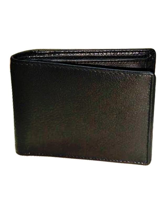 Men Leather Wallet(Black)01822