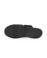 Men's black chappals 06612
