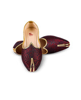 men's sherwani cherry color shoes 07829