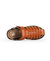 Men's sandals tan 09701
