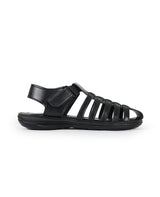 men's black sandals 09703