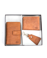 COMBO GIFT PACK OF WALLETS (TAN) 102372