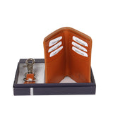 MEN WALLET WITH KEY RING (COMBO) TAN 102377