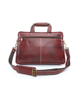 LEATHER OFFICE BAG BROWN 11640