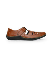 Men's fisherman tan sandals 117452