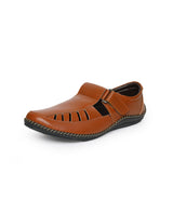 Men's fisherman tan sandals 117452