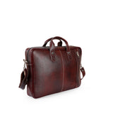 Leather brown office bag 12071