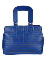 Ladies Hand Bag-Blue 13352