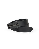MEN'S LEATHER BLACK BELT (Assorted Buckles) 13803