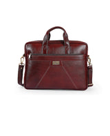 LEATHER BROWN PORTFOLIO BAG 14367