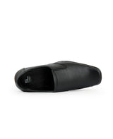 Men's Leather Black Shoes 18315