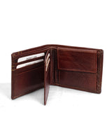Men Leather Wallet (Brown) 19060