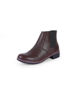 Ladies brown ankle shoes 19936
