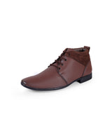 MEN LEATHER ANKLE SHOE 200281