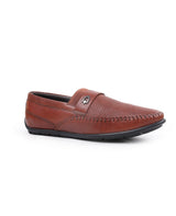 Men's leather loafer brown shoes 203418