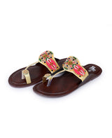 LADIES KOLAPURI BROWN CHAPPALS 20528