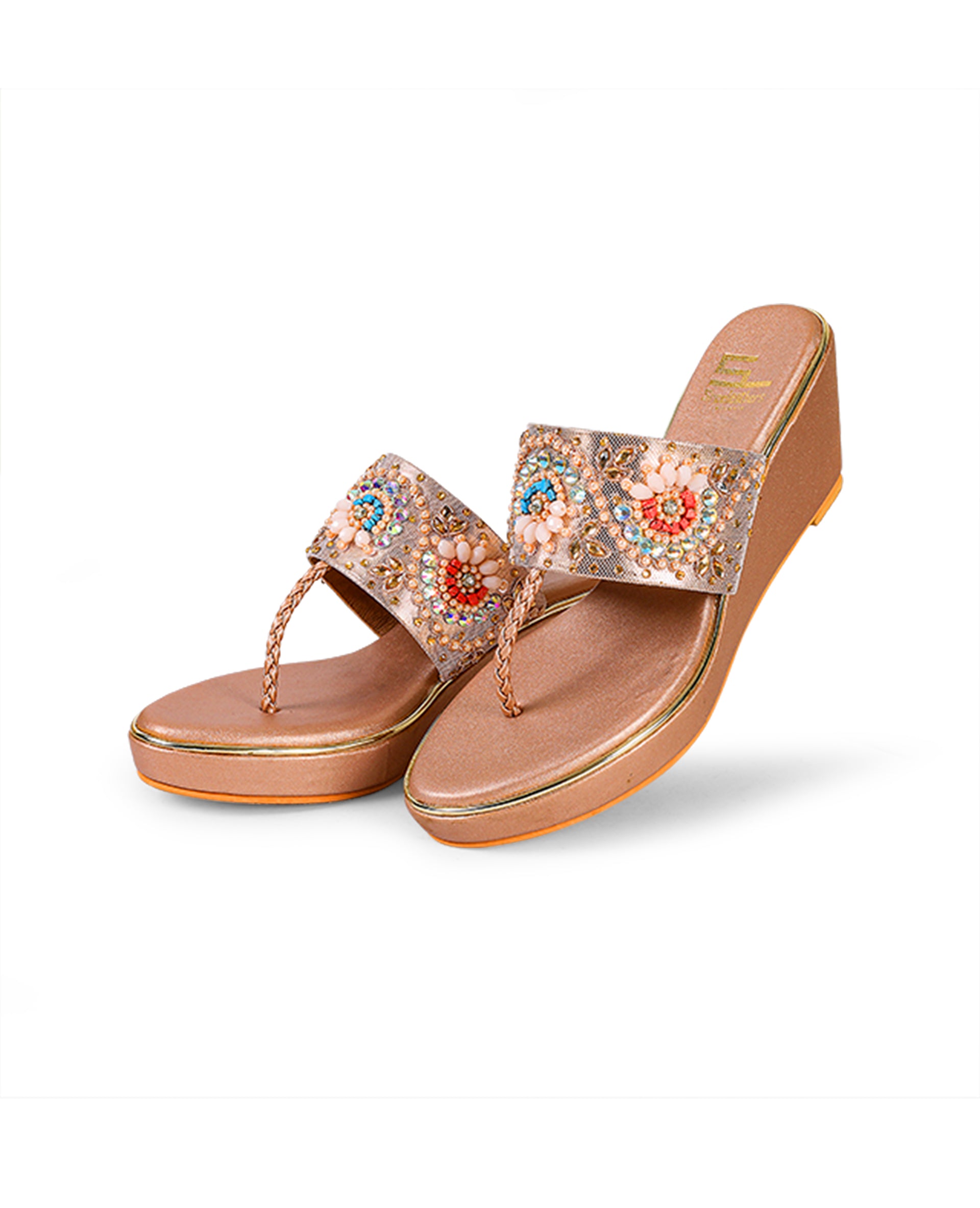 LADIES PARTYWEAR HEELM CHAPPAL 401017 Sreeleathers Ltd