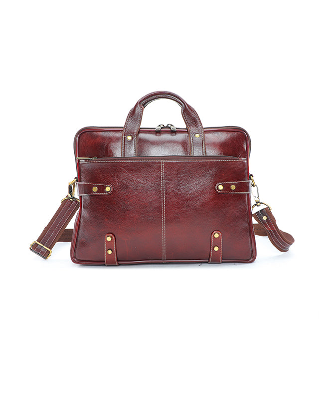 63020 Leather Portfolio Bag Sreeleathers Ltd