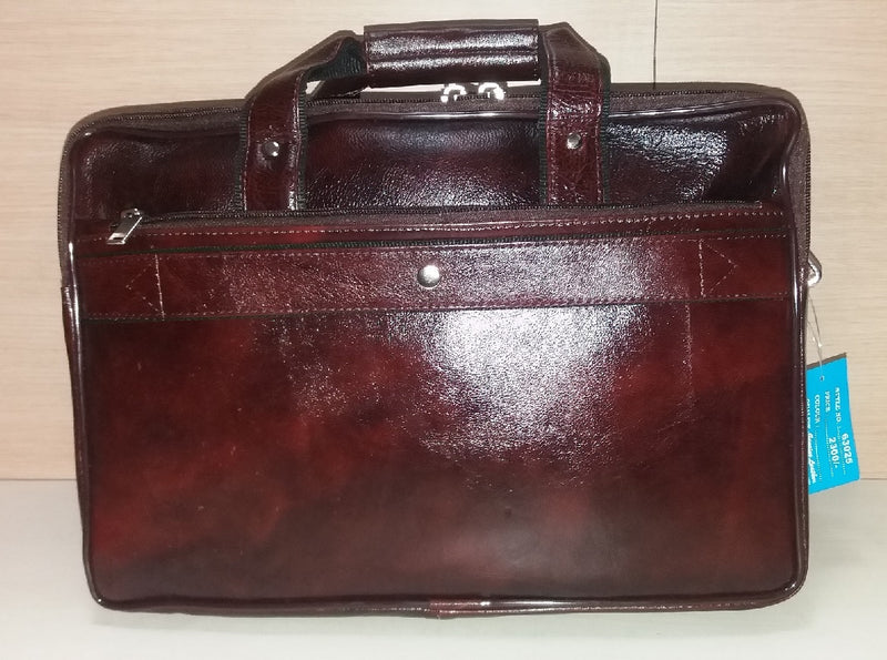 63025 Leather Portfolio Bag