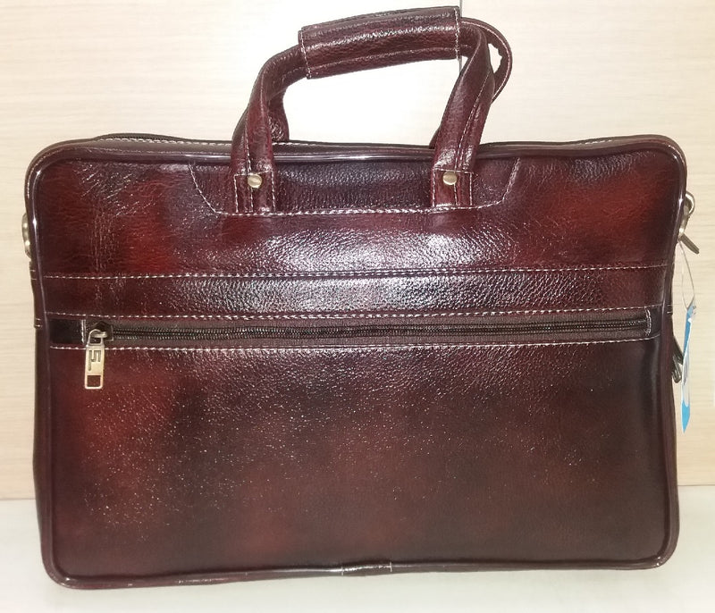 63037 Leather Portfolio Bag