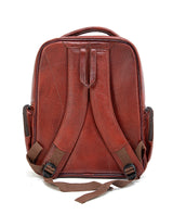 LEATHER BACKPACK (BROWN) 63044