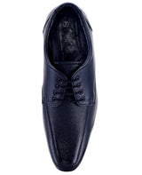 Men's leather black shoes 00826