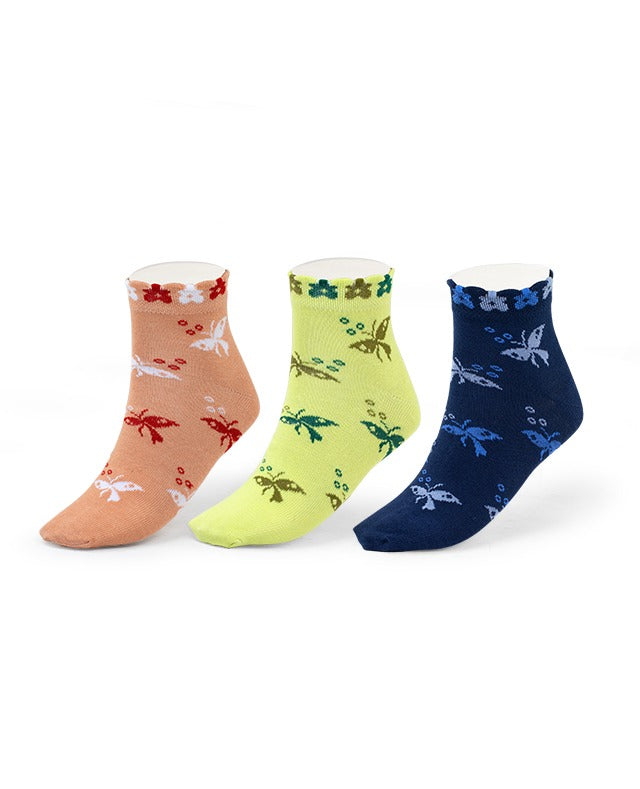 106242 Women Socks (Pack of 3) – Sreeleathers Ltd