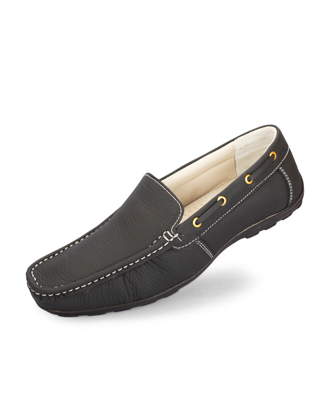 MEN LEATHER LOAFER SHOE 18396