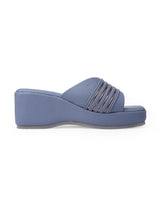 Ladies heel blue chappal 01351