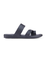 men's black chappals 02886