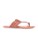 men's kolhapuri tan color chappals 03019