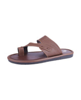 men's brown chappals 03021