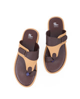 men's tan chappals 03029