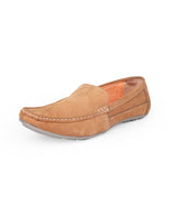 Men's leather tan loafer Shoes 04255