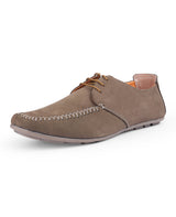 Men's leather loafer brown Shoes 04257