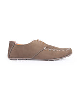 Men's leather loafer brown Shoes 04257
