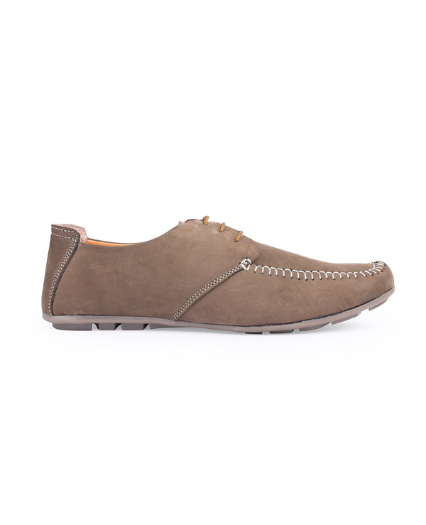 MEN LEATHER SHOE 04257